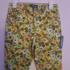 Modcloth wildflower valley floral skinny jeans sz 8